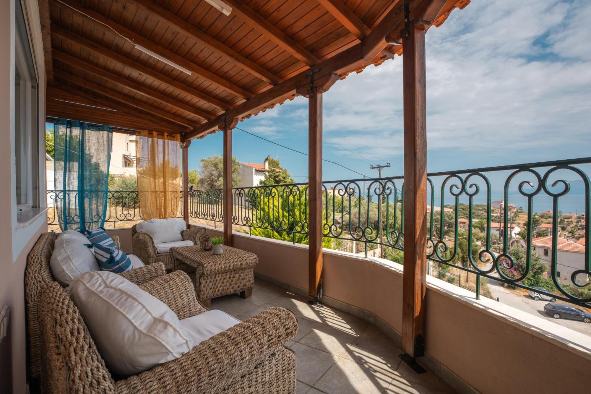 Persephone'S Dream View Villa Marathos  Buitenkant foto
